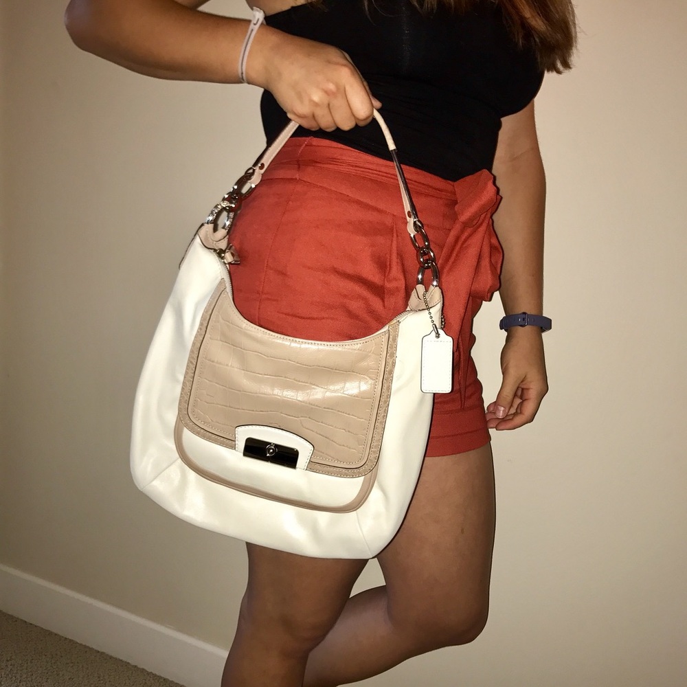 Coach Kristin Spectator Leather Hobo